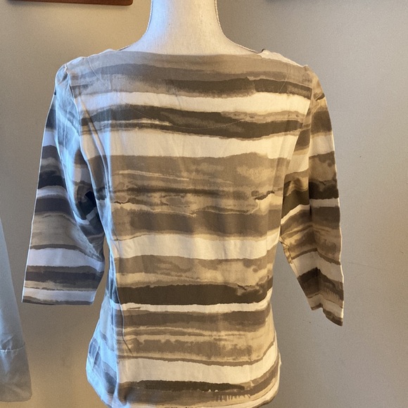 Ruby Rd Favorites Striped Top - Picture 2 of 4